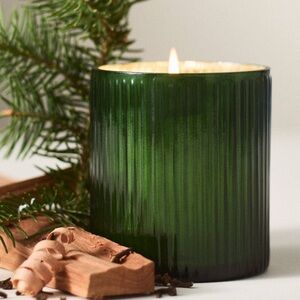 Capri Blue Woody Fir & Firewood Boxed Glass Candle